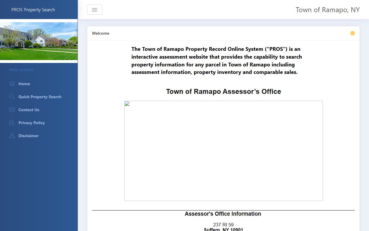 Ramapo PROS property search system