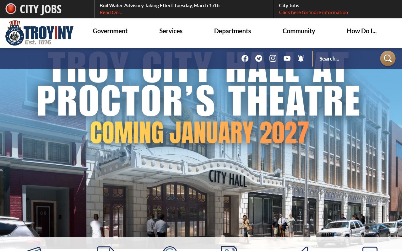 City of Troy property tax records