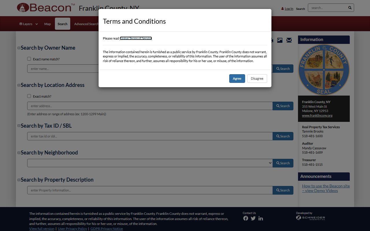 Franklin County Image Mate Online property tax records