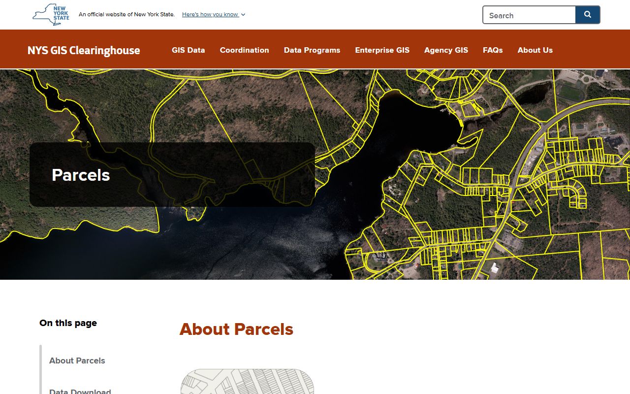 NYS tax parcels data for Onondaga County property records